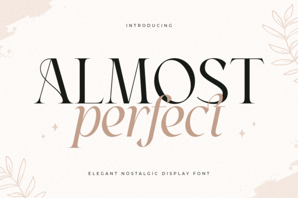 Almost: The Modern Sans Serif for Elegant Design