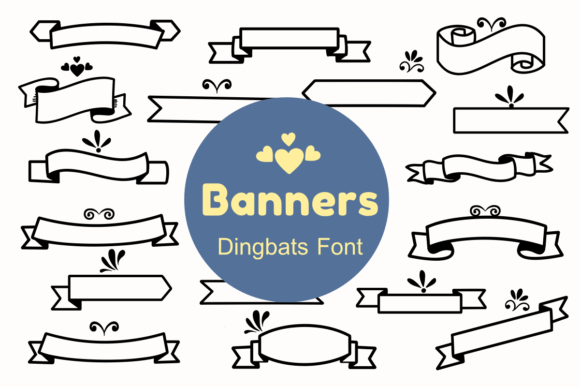 Banners: The Sketched Typeface for Handmade Charm