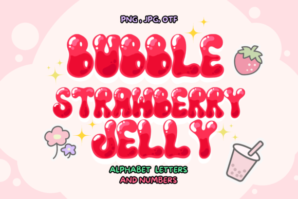 Bubble Strawberry Jelly Font: Sweeten Your Design Projects