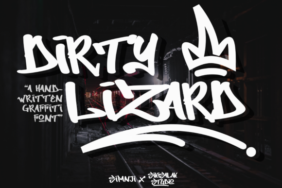 Dirty Lizard Graffiti: The Street-Ready Typeface for Bold Branding