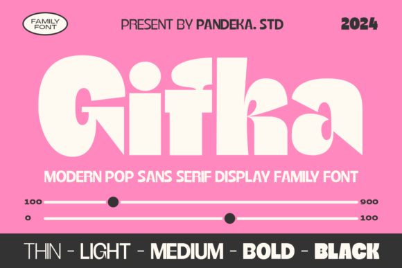 Gifka: The Energetic Pop Font for Modern Designers