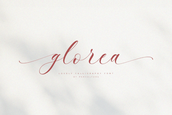 Glorea: The Modern Calligraphy Font for Elegant Design