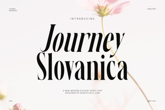 Journey Slovanika: A Modern Serif for Elegant Branding