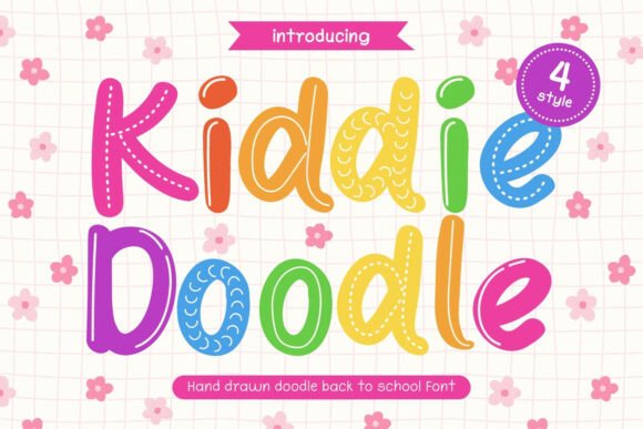 Kiddie Doodle: A Playful Hand-Drawn Font for Creative Projects