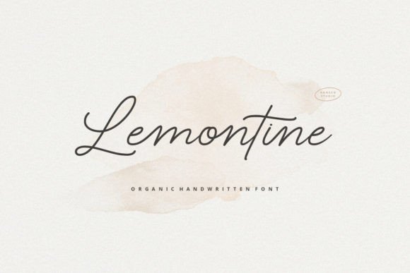 Lemontine: A Modern Handwritten Font for Feminine Branding