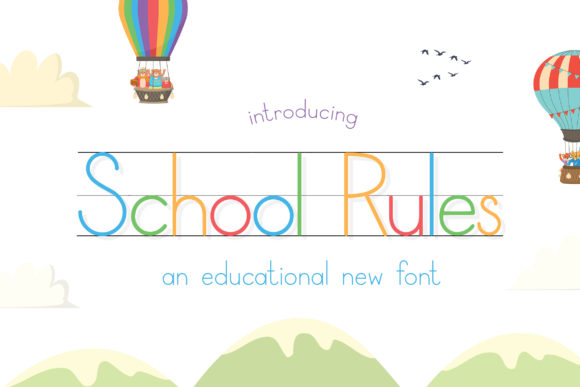 School Rules: The Clean, Modern Typeface for Sharp Branding