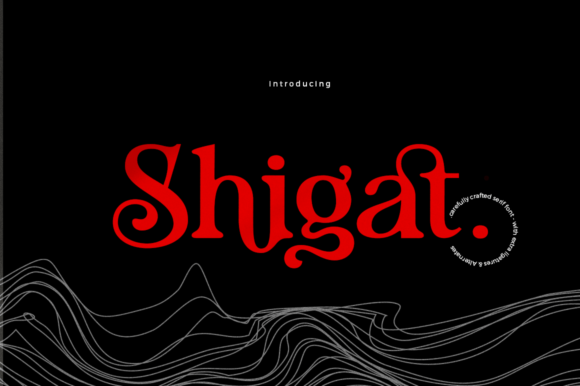 Shigat: Where Classic Serifs Meet Modern Elegance
