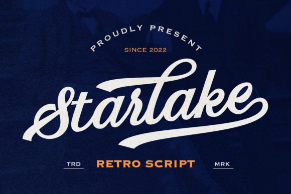 Starlake - Retro Script: A Stylish Typeface for Timeless Designs