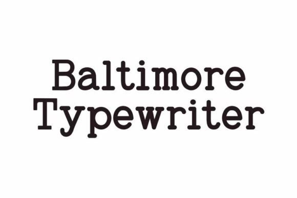 Unlocking Nostalgia: The Baltimore Typewriter Pack